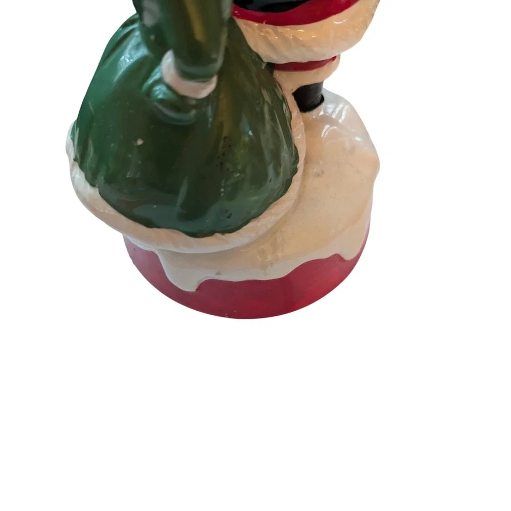 Vintage Mr Mrs Santa Music Box Jingle Bells Dance San Francisco Music Box‎ Co. –